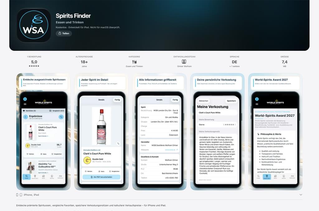 Spirits-Finder – 3 Apps, 1 Weblösung, kostenlos